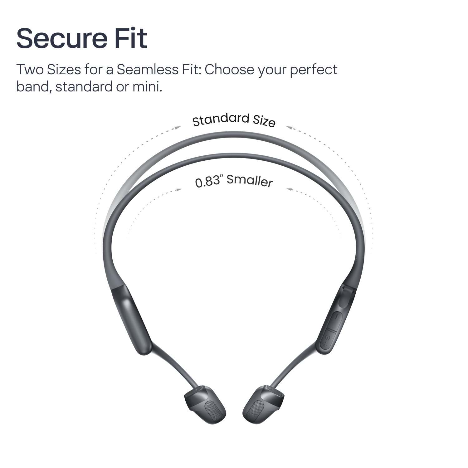 Shokz OpenRun Pro2 Mini Conduction Sports Headphones - Black