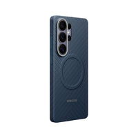 Thumbnail for Samsung Galaxy S26 Ultra Carbon Magnet Case - Dark Blue