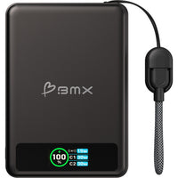 Thumbnail for BMX SolidSafe 10,000mAh Solid-State Magnetic Power Bank - Black