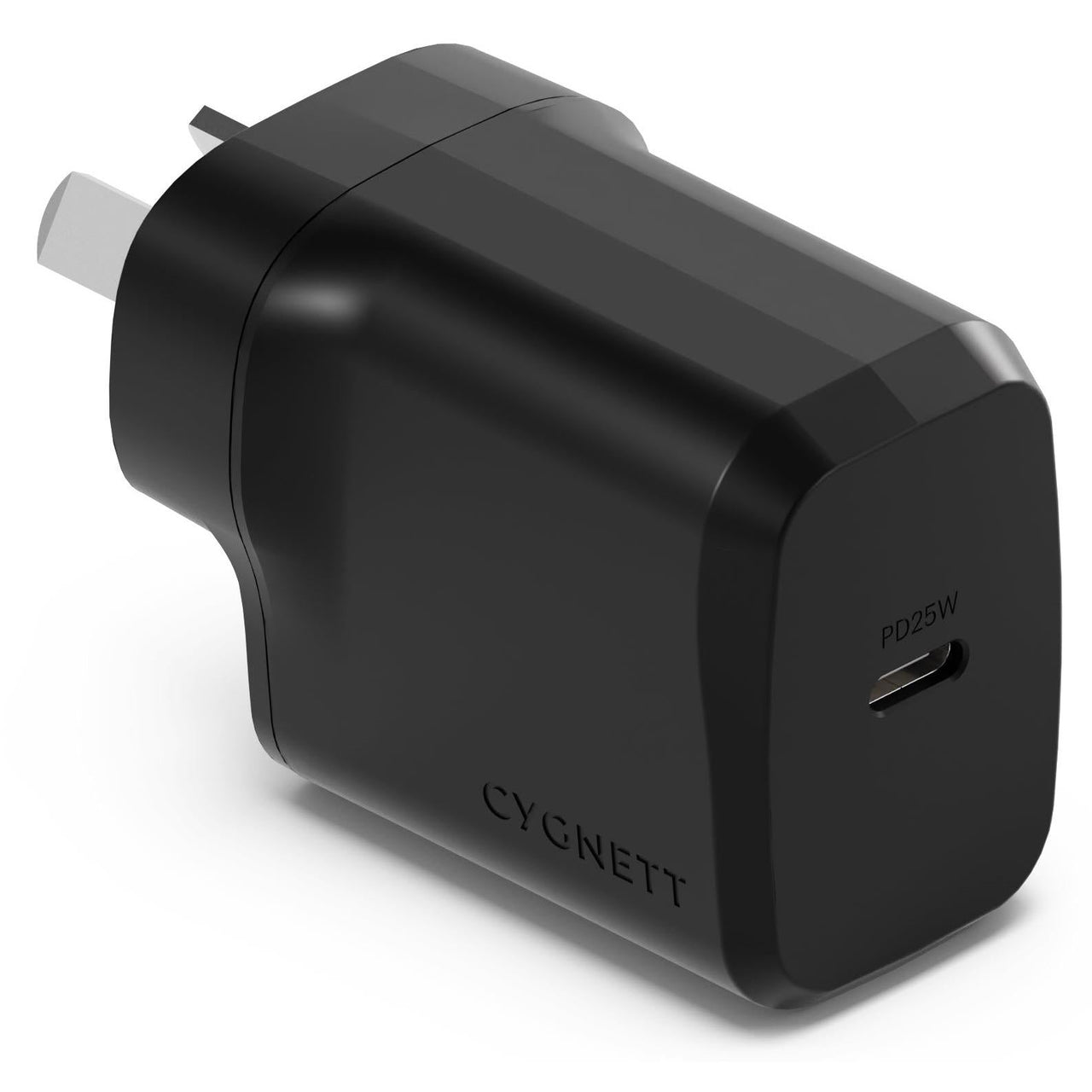 Cygnett Powerplus 25W USB-C Wall Charger - Black
