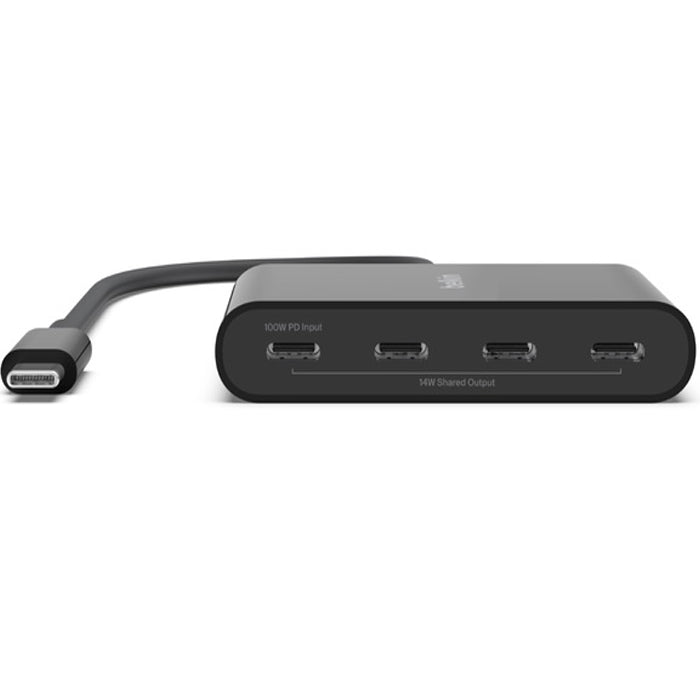 Belkin Connect USB-C to 4Port USB-C Hub- Black