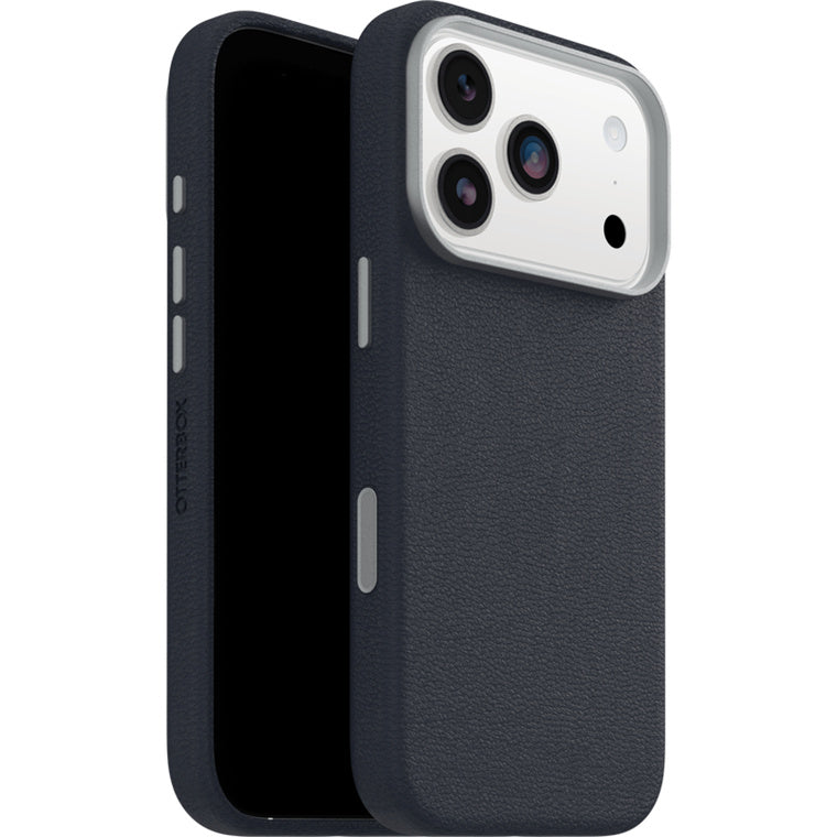 OtterBox Symmetry MagSafe Cactus Leather Case with Camera Control for iPhone 17 Pro - Riverside Blue