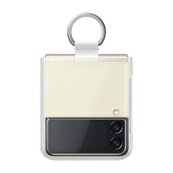 Samsung Clear Cover with Ring for Galaxy Flip3 - Transparent Clear