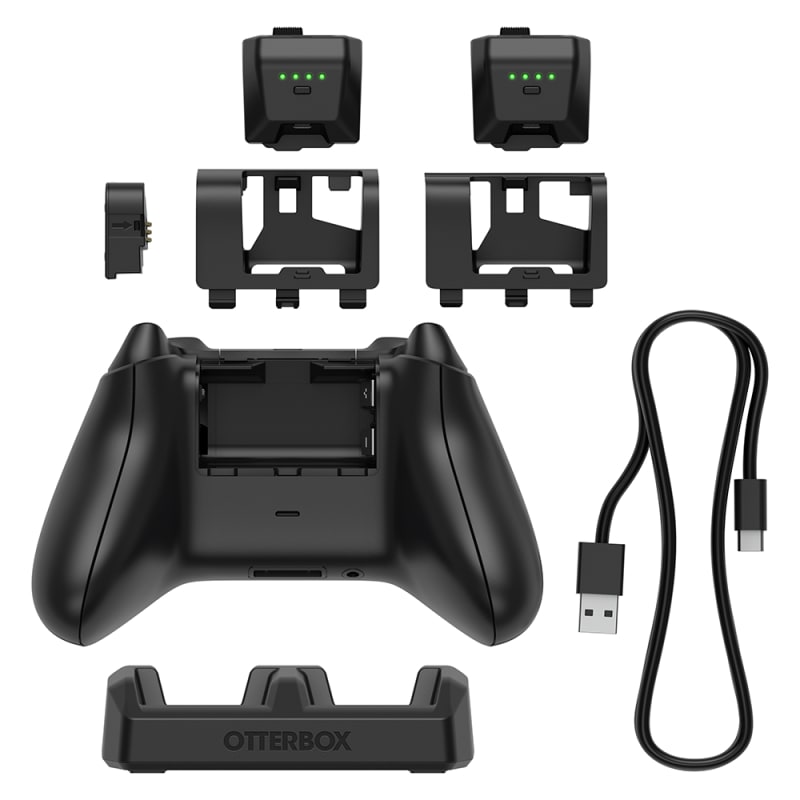Otterbox Power Swap Controller Batteries For Xbox - Black / Carbon