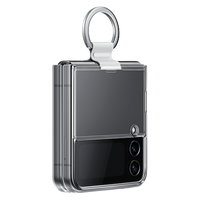 Thumbnail for Samsung Galaxy Z Flip4 Clear Cover with Ring - Transparent