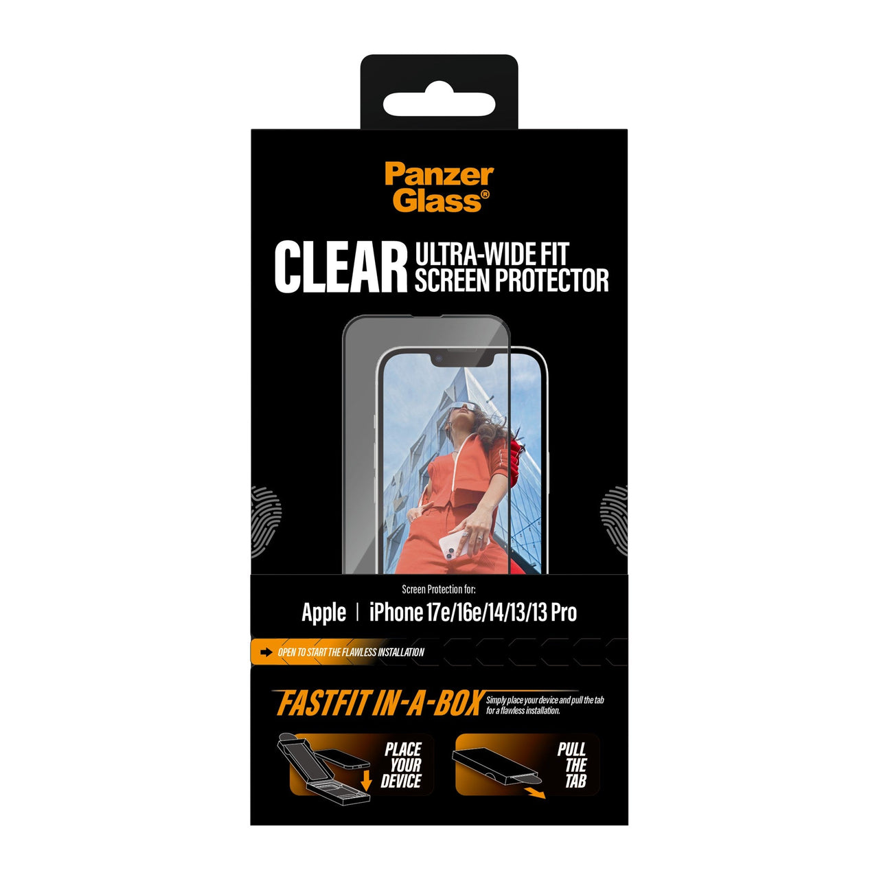 PanzerGlass Screen Protector for iPhone 17e - Clear