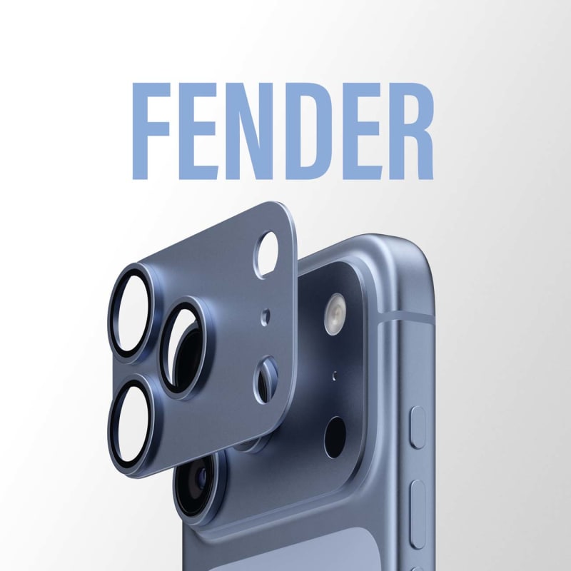 PanzerGlass Fender Camera Protector for iPhone 18 Pro - Italian Blue