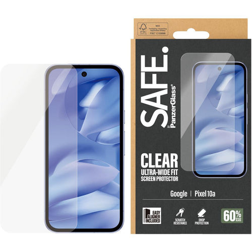 PanzerGlass Safe Ultra-Wide Fit Screen Protector for Google Pixel 10a