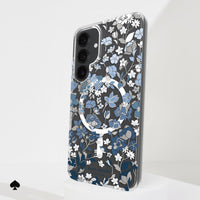 Thumbnail for Kate spade Case with Magnets  for Samsung Galaxy S25 Plus - Flowerbed Blue Gems
