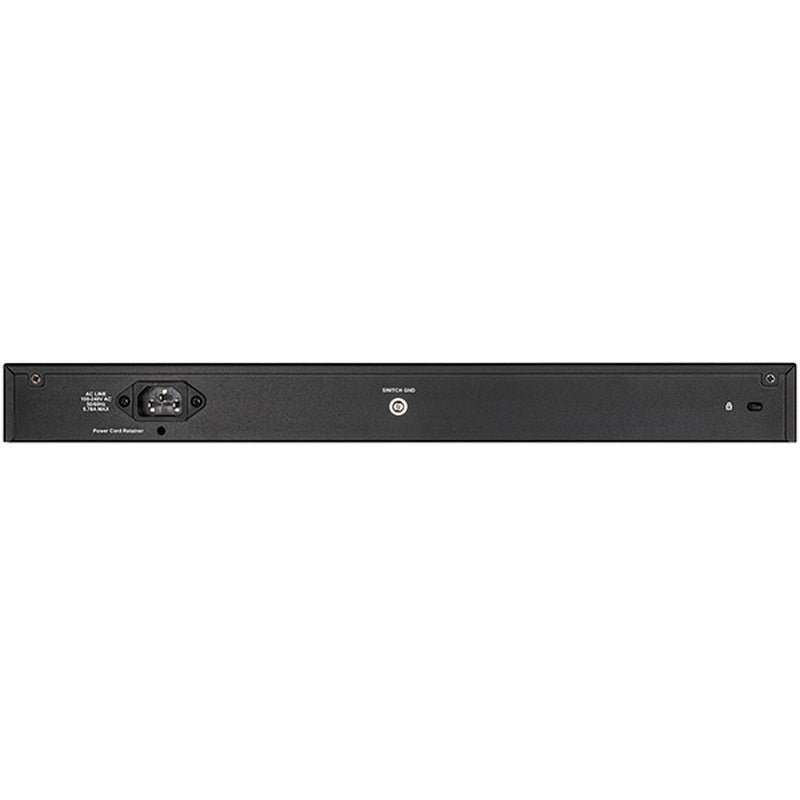 D-Link 52-Port Gigabit Smart Managed PoE Switch with 52 RJ45 ports - Black