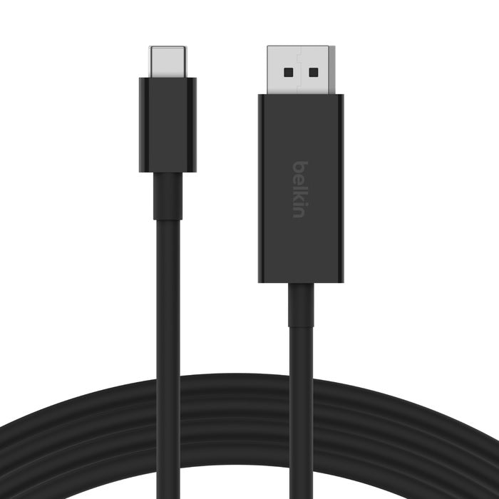 Belkin Connect USB-C to DisplayPort 1.4 Cable 2M - Black