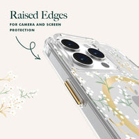 Thumbnail for Case-Mate Rifle Paper Magsafe Case iPhone 15 Pro - Petite Fleurs