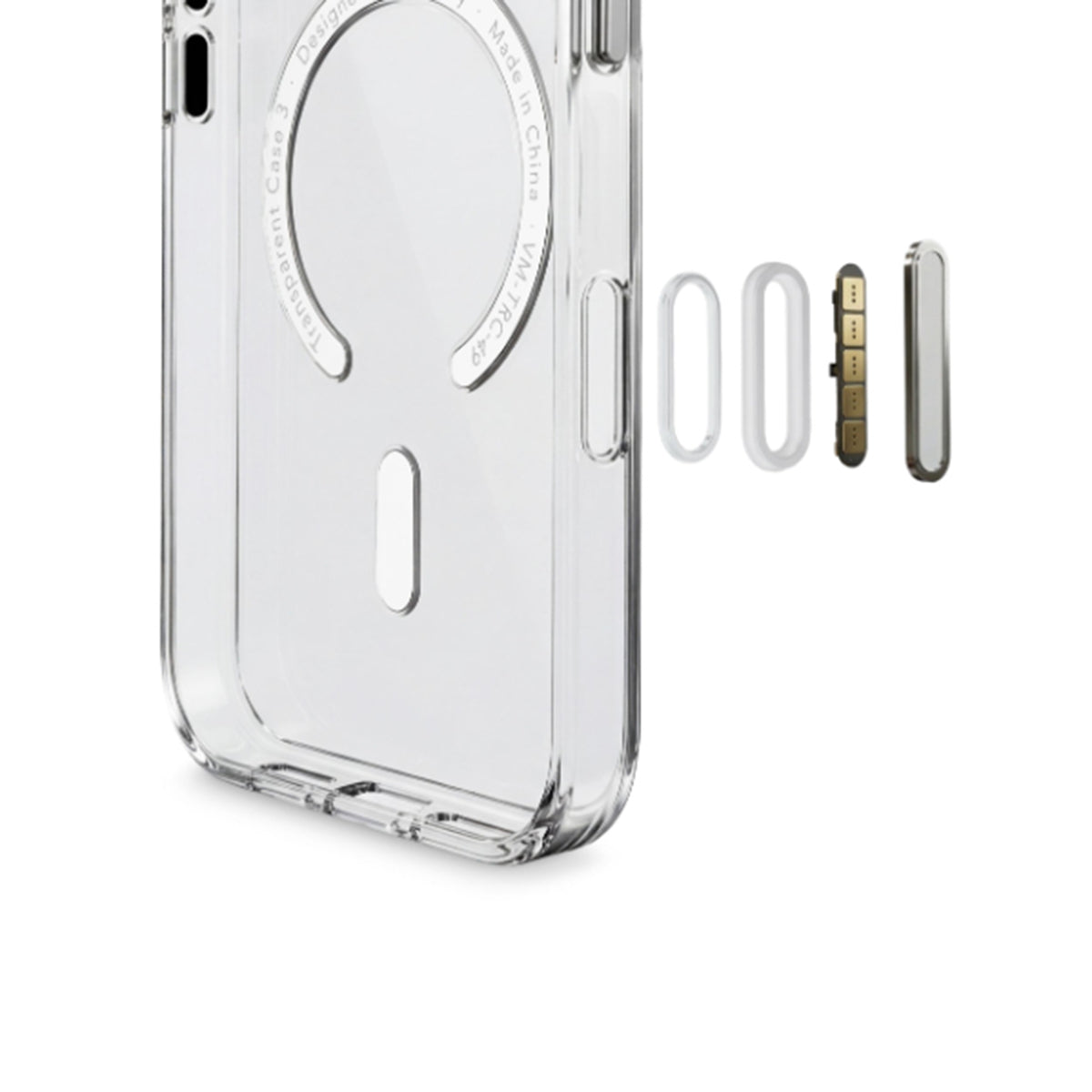 Vonmahlen Transparent Case 3 for iPhone 18 Pro - Clear