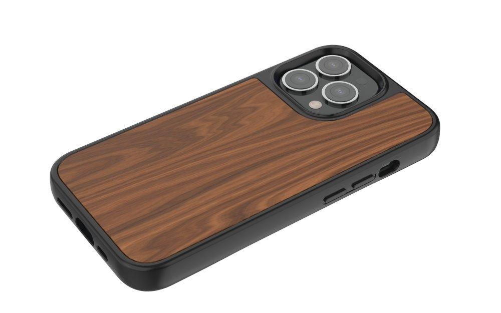Impact Zero Black for iPhone 13 Pro Max - Walnut
