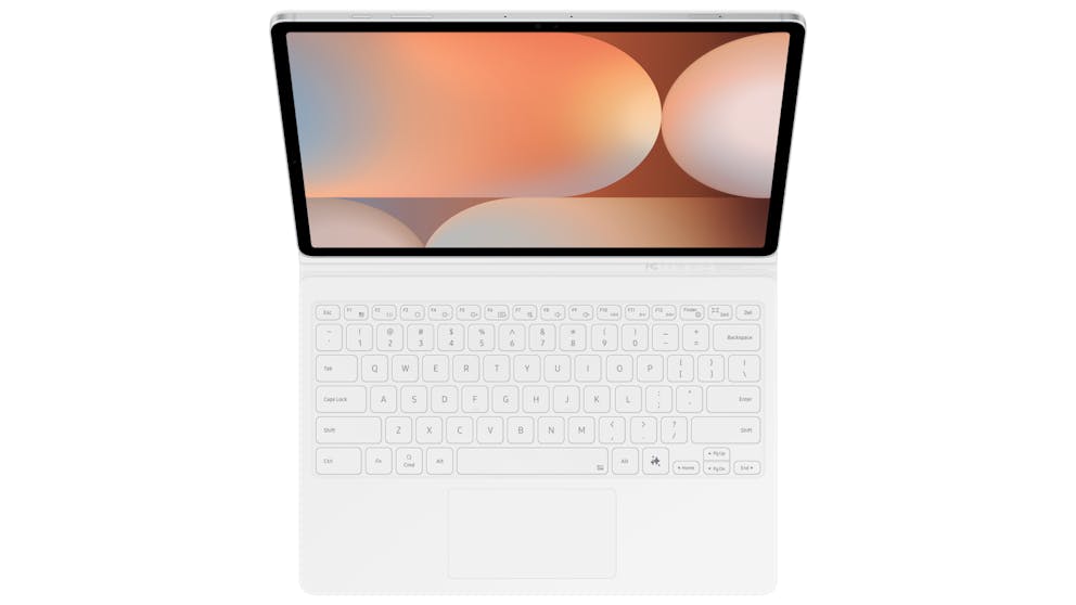 Samsung Book Cover Keyboard with Trackpad for Galaxy Tab S9FE+ / S9+ / S10+ - White