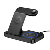 Thumbnail for HOCO DWQ01 4 in 1 Wireless Charging Stand - Black