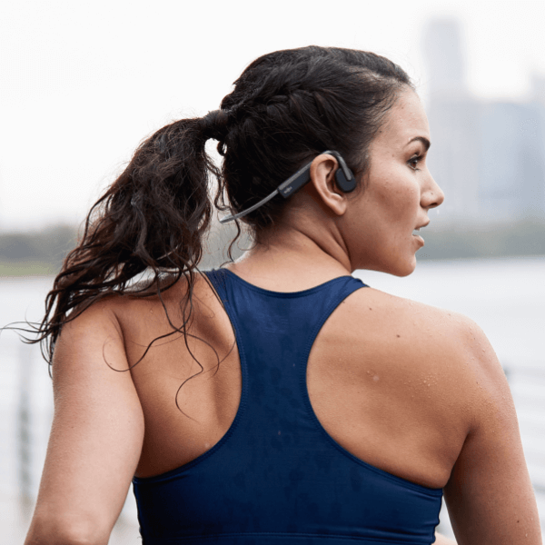 Shokz OpenMove Bone Conduction Open-Ear Lifestyle/Sport Headphones - Grey