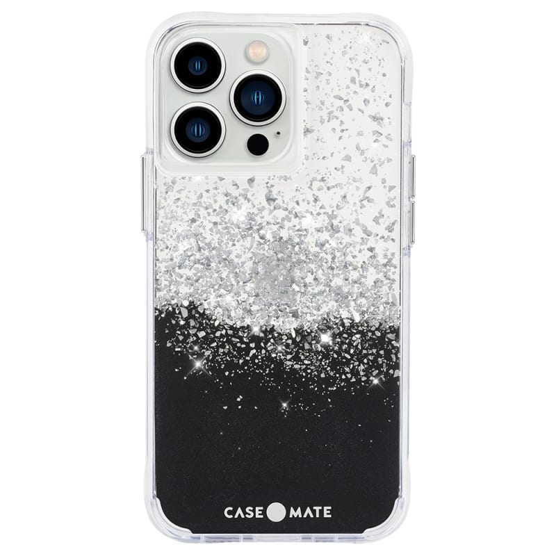 Case-Mate Karat Onyx Case Antimicrobial for iPhone 13 Pro Max (6.7) - Black/White
