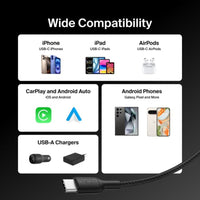 Thumbnail for Belkin Boost Charge Pro USB-A to C - Braided Cable 2 Universally compatible - Black