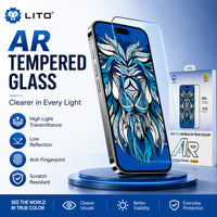 Thumbnail for LITO LDG066 AR Anti-reflectance Tempered Glass for iPhone 16 Pro Max / 17 Pro Max - Black