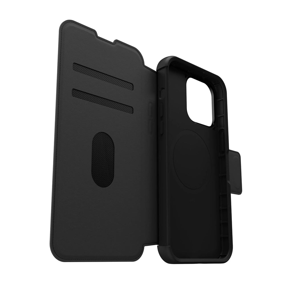 OtterBox Strada MagSafe Case for Apple iPhone 15 Pro Max - 6.7" - Shadow Black