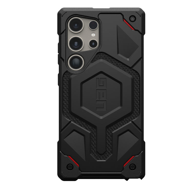 UAG Monarch Kevlar Case for Samsung Galaxy S24 Ultra - Kevlar Black