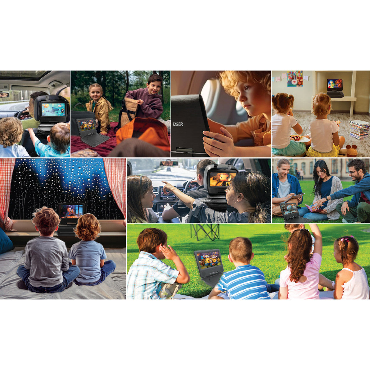 Laser Portable DVD Player 7 inch