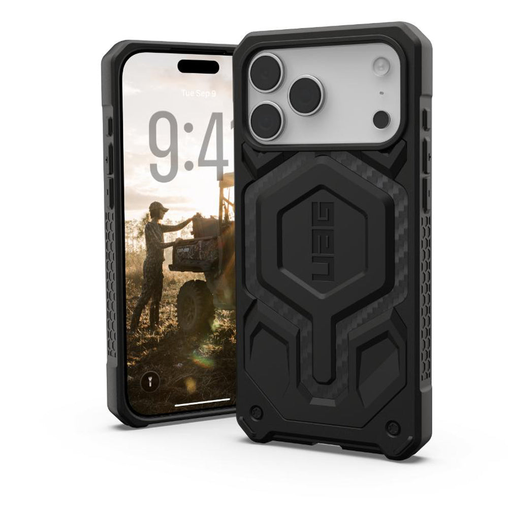 UAG Monarch Pro Case for iPhone 17 Pro Max - Carbon Fiber