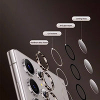 Thumbnail for Samsung LITO C2 AR+AF Coating Aluminum Alloy Camera Corning Glass With Easy Installation for Galaxy S26 Ultra - Black
