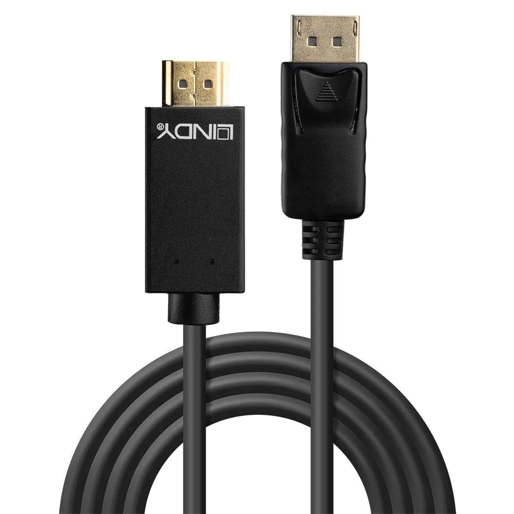 Lindy DP-HDMI 10.2G Cable 3m - Black