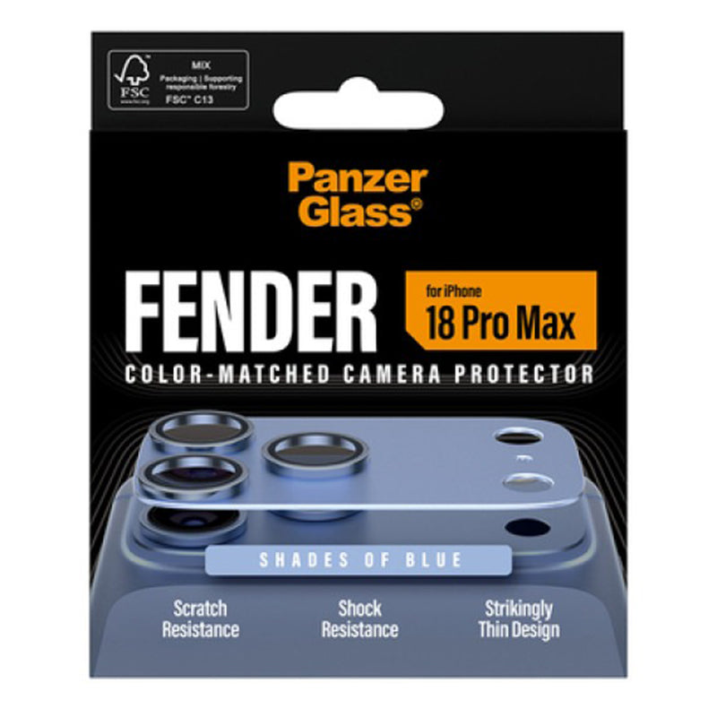 PanzerGlass Fender Camera Protector for iphone 2026 6.9 Pro Max - Italian Blue