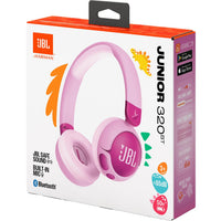 Thumbnail for JBL JUNIOR JR320BT Wireless Bluetooth On-Ear Kids Headphones - Purple Pink