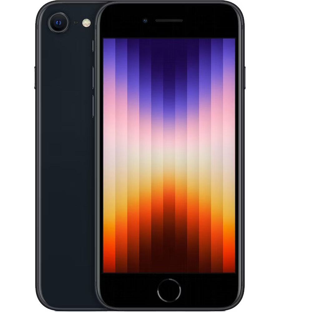 Refurbished Apple iPhone SE 2022 128GB 5G - Midnight Black | 12 Month Warranty