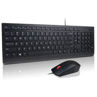 Thumbnail for Lenovo Essential Wired Keyboard and Mouse Combo - Black