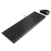 Thumbnail for Lenovo Essential Wired Keyboard and Mouse Combo - Black