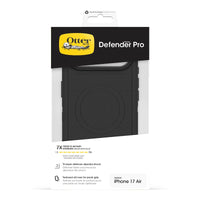 Thumbnail for OtterBox Defender Pro Case with Cam Control for Apple iPhone 17 Air - Black