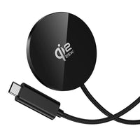 Thumbnail for Hoco CW63 Pro Qi2.2 25W Magnetic Wireless Fast Charger (MagSafe Compatible) - Black