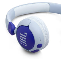 Thumbnail for JBL JUNIOR 320BT Wireless Bluetooth On-Ear Kids Headphones - Blue