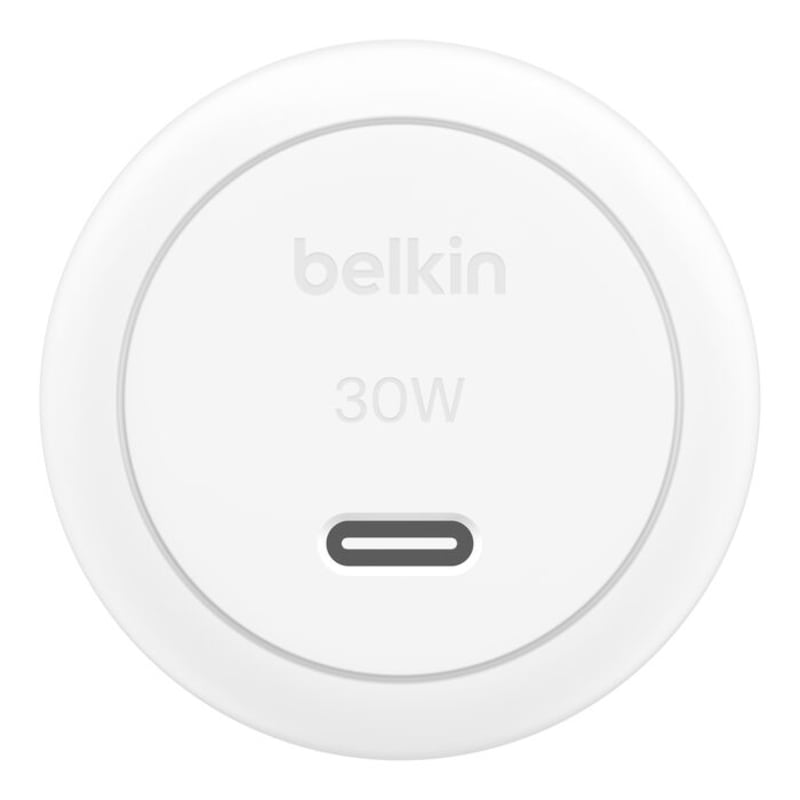 Belkin 30W Boostcharge for Wall Charger with USB-C Output - White