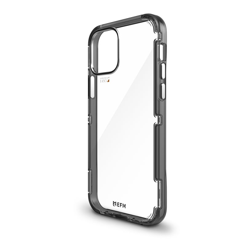 EFM Cayman Case Armour with D3O Crystalex for iPhone 12/12 Pro 6.1" - Smoke Black