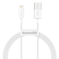 Baseus Superior Series Fast Charging Data Cable USB-A to Lightning 1M - White