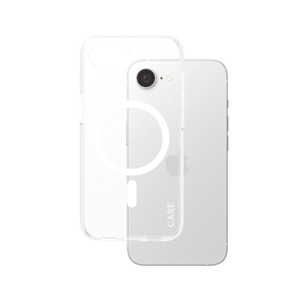 PanzerGlass Care Urban Combat (MagSafe) Case for iPhone 17e/16e - Clear/White
