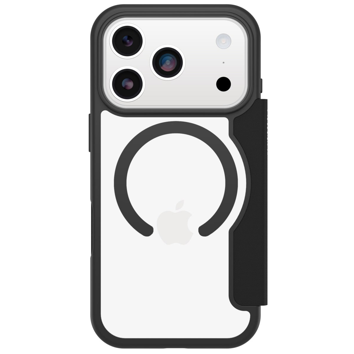 Otterbox React Folio MagSafe Case for iPhone 17 Pro - Black Crystal