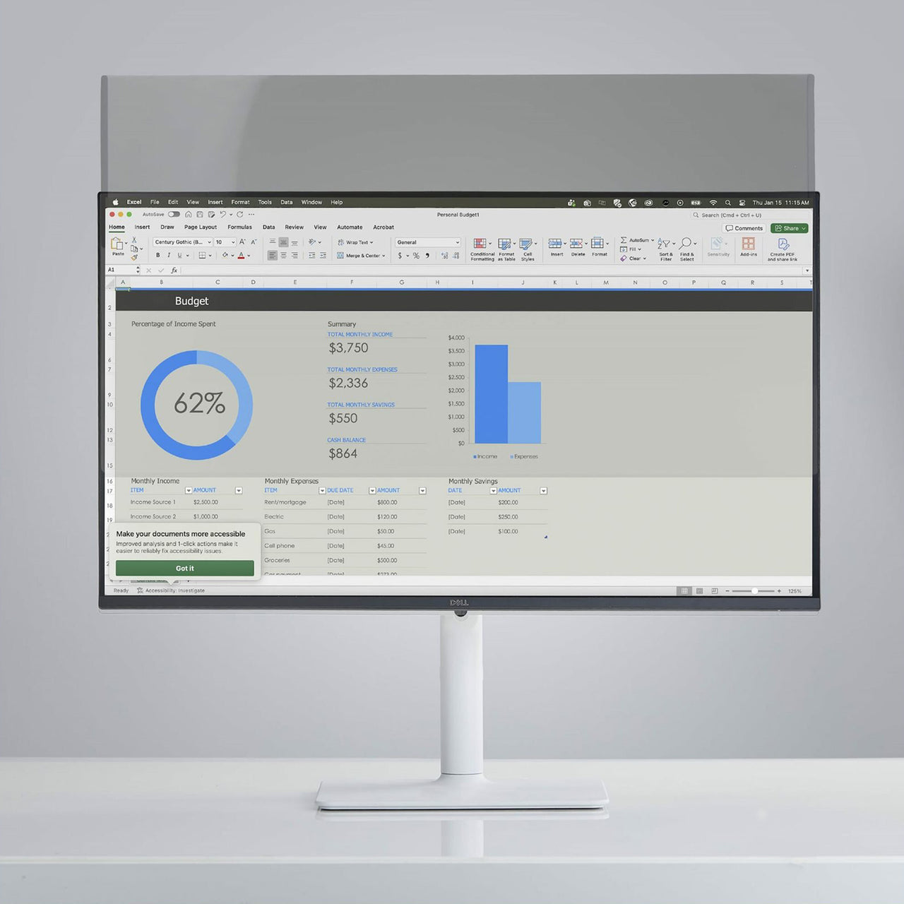 Startech Magnetic Privacy Filter for 16:9 Widescreen Monitor Screen, 23.8"