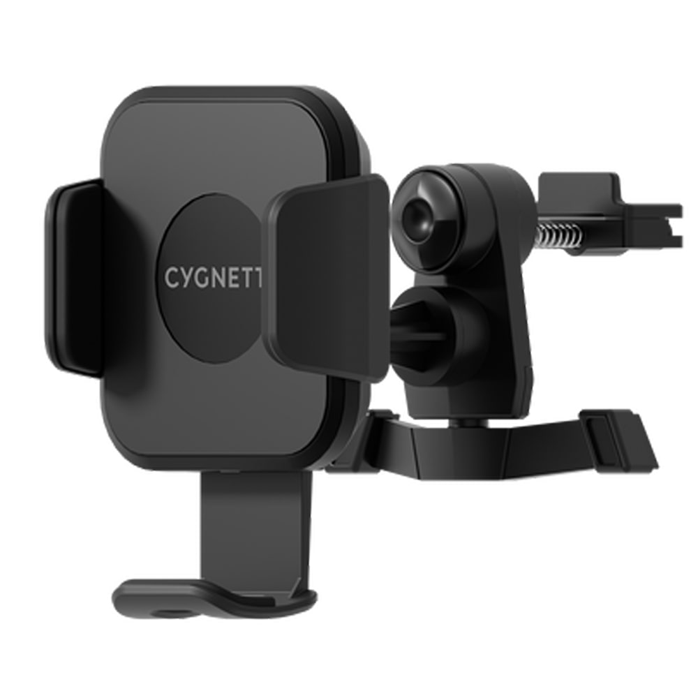 Cygnett Race Wireless 10W Vent Qi Car Charger Mount + QC 3.0 Car Charger