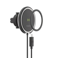 Thumbnail for Mophie Snap+ Wireless Vent Mount-15W MagSafe Compatible - Black