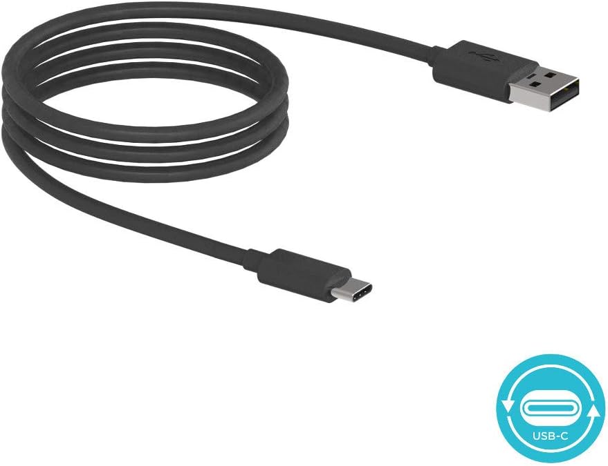 Motorola USB-A to USB-C (Type C) Data / Charging Cable  for Moto X4/E13/E6/E32/G04/G7/G75/G84/G53/G54/G55/Plus/Edge 40/Edge 50/Edge 60/Razr 50 - Black