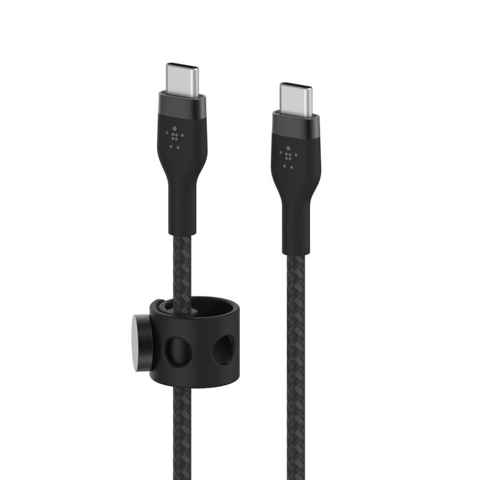 Belkin BoostCharge Pro Flex  USB-C to USB-C 60W Cable 1m Rugged - Black