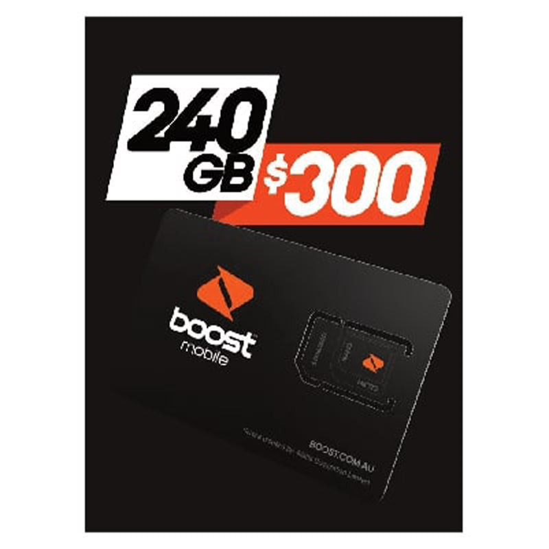 Boost $300 Prepaid Starter Kit 365 DAYS Sim Card 295GB
