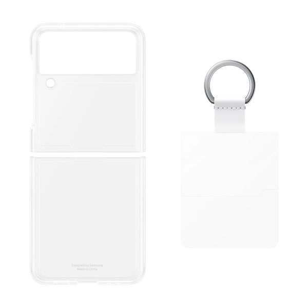 Samsung Clear Cover with Ring for Galaxy Flip3 - Transparent Clear
